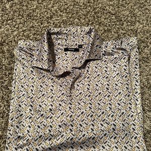 Breezy Golf Polo Shirt l Cigars and Whiskey l Sz M